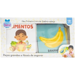LIVRO MEU PRIMEIRO LIVRO DE QUEBRA CABEÇA ALIMENTOS TODOLIVRO