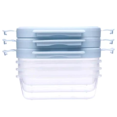 KIT 3 POTINHOS HERMETICOS AZUL BUBA - AD baby | Roupas e Acessórios nacionais e importados