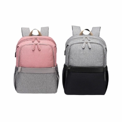 Mochila de Maternidade Alexa Strap de Couro Laço Bebê