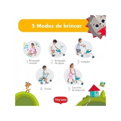 Imagem do ANDADOR E TRICICLO 5 EM 1 ROSA TINY LOVE