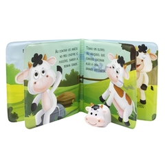 LIVRO DE BANHO AMIGUINHOS LUMINOSOS VACA TODO LIVRO - comprar online