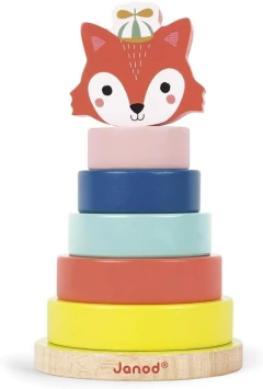 RAPOSA DE EMPILHAR 7 PECAS BABY FOREST - JANOD