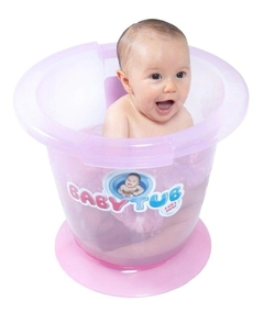 BANHEIRA OFURÔ 0 A 06 MESES ROSA BABYTUB - comprar online