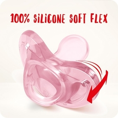 CHUPETA SENSITIVE SOFT 100% SILICONE GIRL S1 NUK - loja online