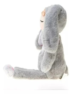 BONECA ANGELA PLUSH JUJU COELHA CINZA 33CM METOO - comprar online