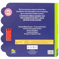 LIVRO MUNDO SONORO PROCURE & ENCONTRE ANIMAIS SELVAGENS na internet