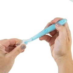 COLHER EM SILICONE AZUL BUBA na internet