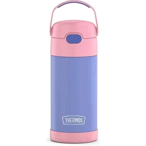 GARRAFA TERMICA FUNTAINER AZUL ROSA 355ML THERMOS