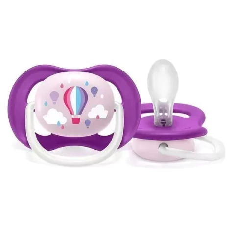 CHUPETA ULTRA AIR UNITARIA MENINA BALOES 6-18M AVENT PHILIPS