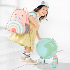 GARRAFA FLIP 384 ML ZOO GATINHA SKIP HOP - AD baby | Roupas e Acessórios nacionais e importados