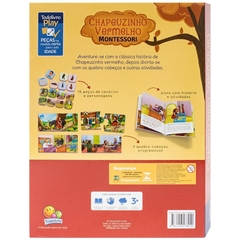LIVRO C/JOGOS MONTESSORI CLASSICOS CHAPEUZINHO VERMELHO TODA LIVROS - comprar online