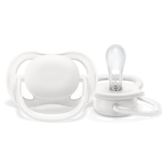 CHUPETA ULTRA AIR UNITARIA NEUTRA BRANCA LISA 6-18M AVENT na internet