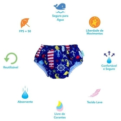 FRALDA DE PISCINA MARINHEIRO TAM:18 MESES ECOEPLAY - comprar online