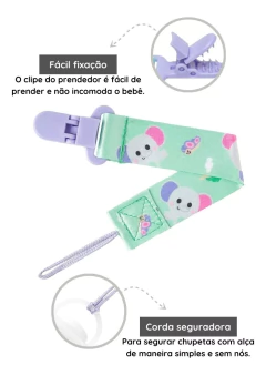 PRENDEDOR DE CHUPETA BUBA ZOO ELEFANTE BUBA - comprar online