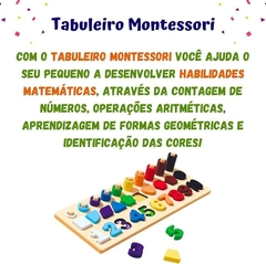 Imagem do TABULEIRO DE MDF MONTESSORI 3X1 NUMEROS TOY MIX