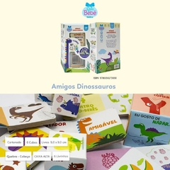 LIVRO AMIGOS DINOSSAUROS (LIVRINHOS+BLOQUINHOS) TODO LIVRO