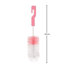 KIT ESCOVAS MAMADEIRA E BICO COM ESPONJA ROSA BUBA - comprar online