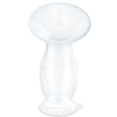 COLETOR DE LEITE MATERNO EM SILICONE BRANCO ADOLETA BEBE - comprar online
