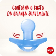 CHUPETA SENSITIVE SOFT 100% SILICONE BOY S1 NUK - AD baby | Roupas e Acessórios nacionais e importados