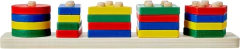ENCAIXE DIVERTIDO FORMAS E CORES 5 COLUNAS MDF UN SORTIDO na internet