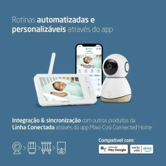 BABA ELETRONICA SEE PRO 360 C/TELA 5.0 CAMARA HD 2K MAXI COSI - AD baby | Roupas e Acessórios nacionais e importados
