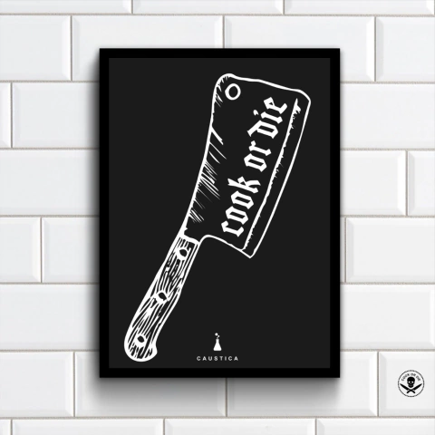 Quadro Cutelo MDF 30x40 Impressão Digital - comprar online