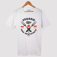 Camiseta Vegano Não Praticante na internet