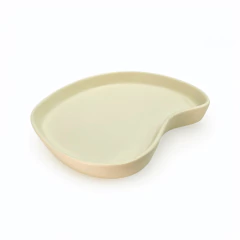 Bandeja Cerâmica Borda Assimétrica Off Fosco