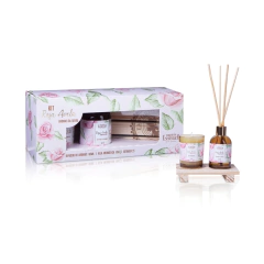 Kit Mini Vela Rosa Avelã - comprar online