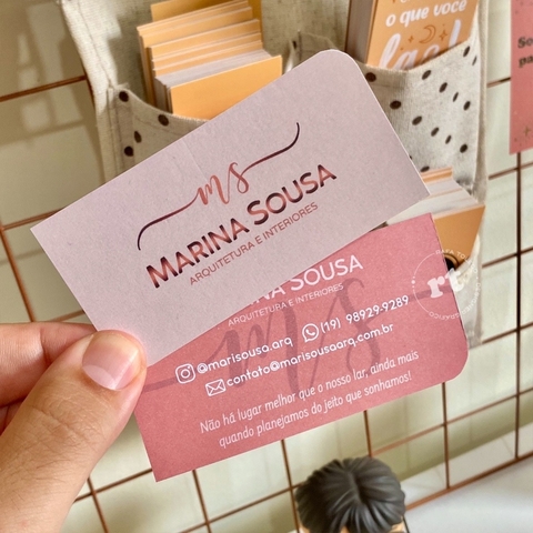 Cartão de Visita | 2 Cantos Arredondados