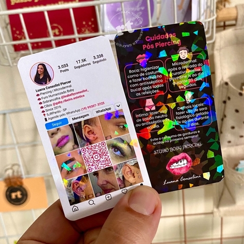 Cartão Feed com Informações