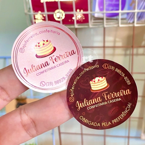 Adesivo Vinil | 5x5cm (à prova d'água)