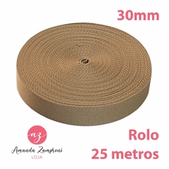 Rolo Alça Chique - 30mm - Caqui