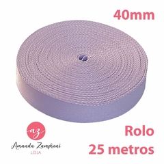 Rolo Alça Chique - 40mm - Lilás