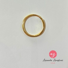 Argola Italiana para Chaveiro - Dourado