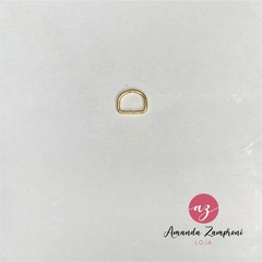 Meia Argola 10mm - Dourado