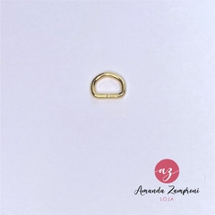 Meia Argola 13mm - Dourado