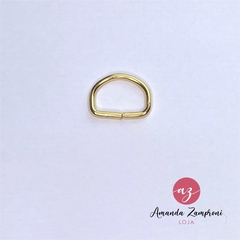 Meia Argola 20mm - Dourado