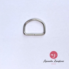 Meia Argola 30mm - Níquel