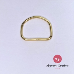 Meia Argola 40mm - Dourado