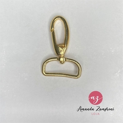 Mosquetão 30mm - Dourado