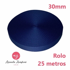 Rolo Alça Chique - 30mm - Azul Marinho