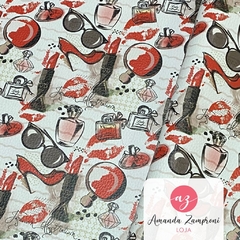 Sintético Doll Estampado - Maquiagem