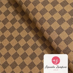 Sintético Paris Tartan - Caramelo