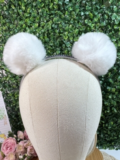 Tiara de Pompom grande infantil escolar - Mimos da lis Laço 