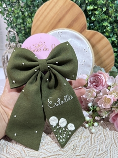 Laço personalizado linho P - comprar online