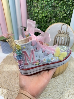 Tênis infantil personalizado inicial - comprar online
