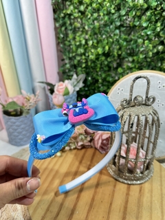 Tiara infantil do stitch - Mimos da lis Laço 