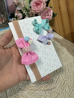 kit baby adaptável - Mimos da lis Laço 