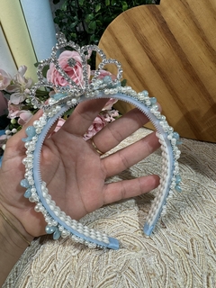 Tiara princesa luxo na internet